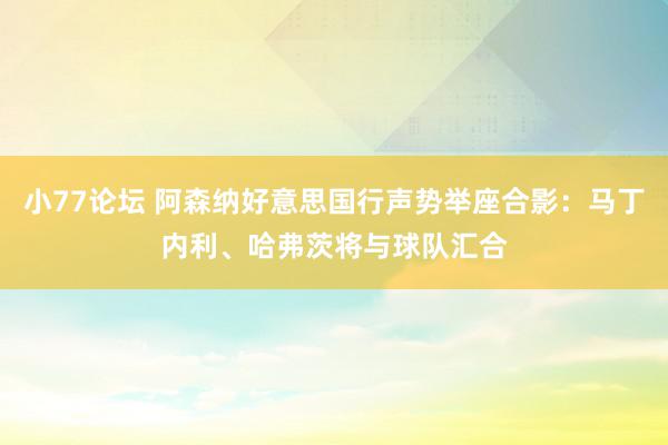 小77论坛 阿森纳好意思国行声势举座合影：马丁内利、哈弗茨将与球队汇合