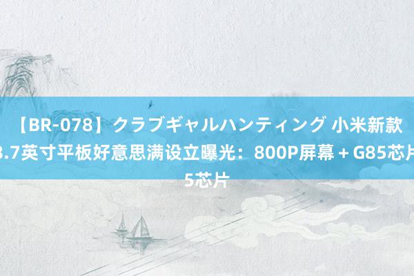 【BR-078】クラブギャルハンティング 小米新款8.7英寸平板好意思满设立曝光：800P屏幕＋G85芯片